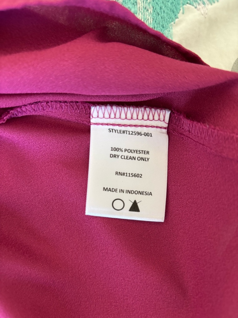 Lush Fuchsia Flutter Sleeve Blouse - Picture 6 of 7